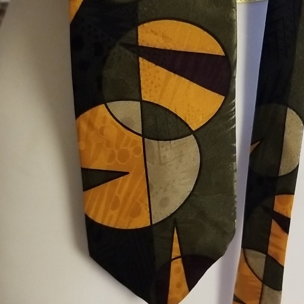Abstract Silk Necktie
